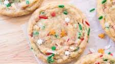 Christmas Sprinkle Cookies (Soft & Chewy)