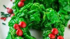 Christmas Wreath Cookies