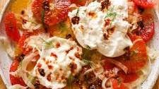 Citrus Fennel Salad with Burrata & Chili Crisp