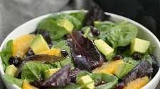 Citrus Spinach Salad with Avocados and Oranges