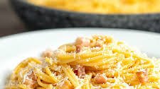 Classic Carbonara Pancetta and Egg Pasta