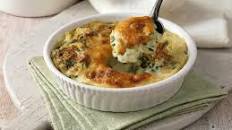 Classic French Spinach au Gratin