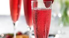 Cocktail Mimosa Light aux cranberries