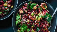 Colorful Beet Salad with Carrot, Quinoa & Spinach