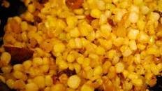 Corn Sauteed with Chorizo