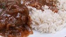 Country Hamburger Steak w/ Onion Gravy