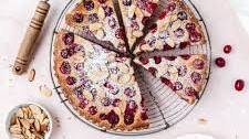 Cranberry Almond Frangipane Tart