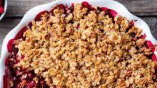 Cranberry Apple Crumble