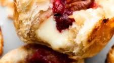 Cranberry Brie Puff Pastry Tarts