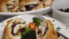 Cranberry Brie Stuffed Chicken