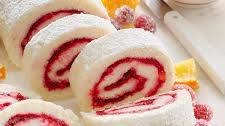 Cranberry Cake Roll