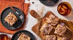 Cranberry Coffee Cake with Almond Crunch