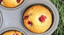 Cranberry Cornbread Muffins