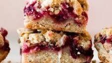 Cranberry Crumble Pie Bars