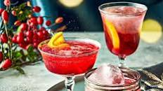 Cranberry gin fizz