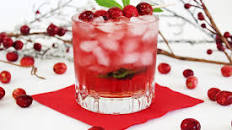 Cranberry Ginger Fizz Cocktail