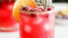 Cranberry Ginger Fizz Mocktail