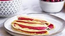 Cranberry Orange Mascarpone Crepes