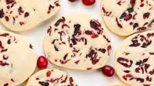 Cranberry Orange Shortbread Cookies