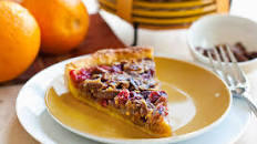 Cranberry Pecan Tart with Orange Pastry Crust