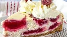 Cranberry Swirl Cheesecake
