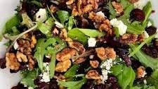Cranberry Walnut Feta Salad