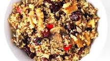 Cranberry Walnut Quinoa Stuffing