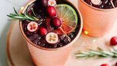 Cranberry Whiskey Mules