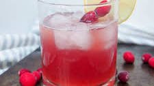Cranberry whiskey sour