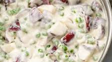 Creamed Potatoes and Peas