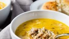 Creamy Butternut Squash and Chicken Soup