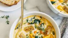 Creamy Butternut Squash and Sausage Soup