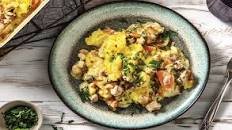 Creamy Chicken & Bacon Pie with Mash Potato Topping