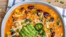 Creamy Chicken Enchilada Soup