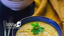 Creamy Corn Pumpkin Red Lentils Soup