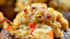 Creamy Crab Stuffed Mushrooms
