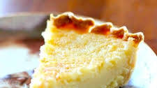 Creamy Lemon Coconut Custard Pie