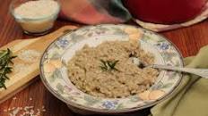 Creamy Mushroom Soup Risotto