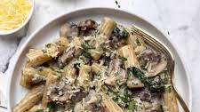 Creamy Mushroom Spinach Pasta