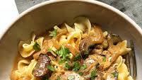 Creamy Mushroom Stroganoff