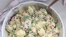 Creamy Potato Salad with Peas