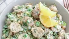 Creamy Potato Salad with Peas and Dill