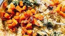 Creamy Roasted Butternut Squash Orzo