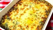 Creamy Spinach Artichoke Casserole