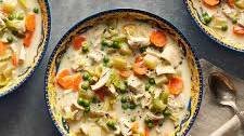 Creamy Turkey & Vegetable Soup