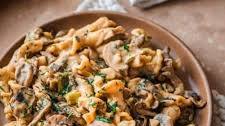 Creamy Vegan Mushroom Stroganoff