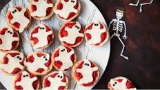 Creepy Bagel Pizzas