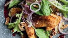 Crispy Camembert with Cherry Vinaigrette Recipe | Xmas Starters