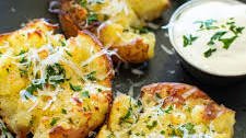 Crispy Smashed Red Potatoes