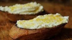 Crostini with Ricotta, Honey and Lemon Zest